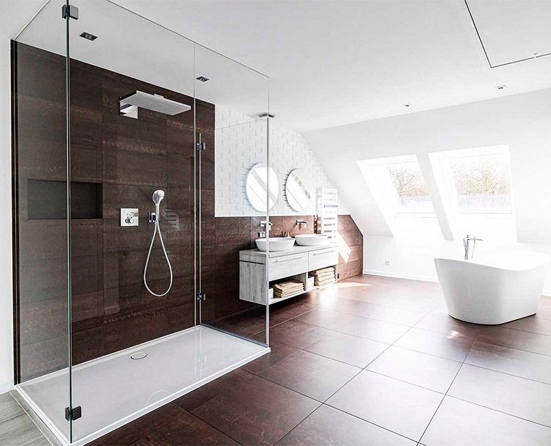 Ganzglasduschen Bornum